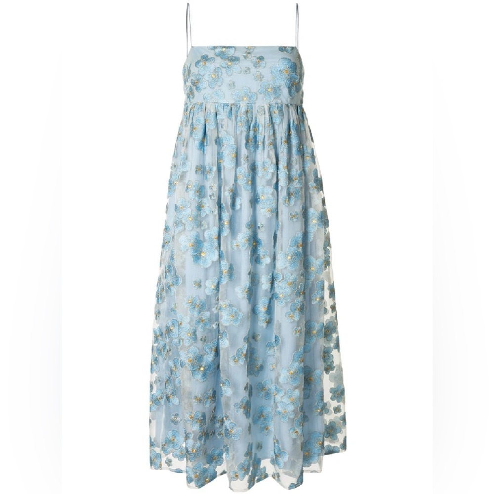 NWT Macgraw blubell organza floral dress